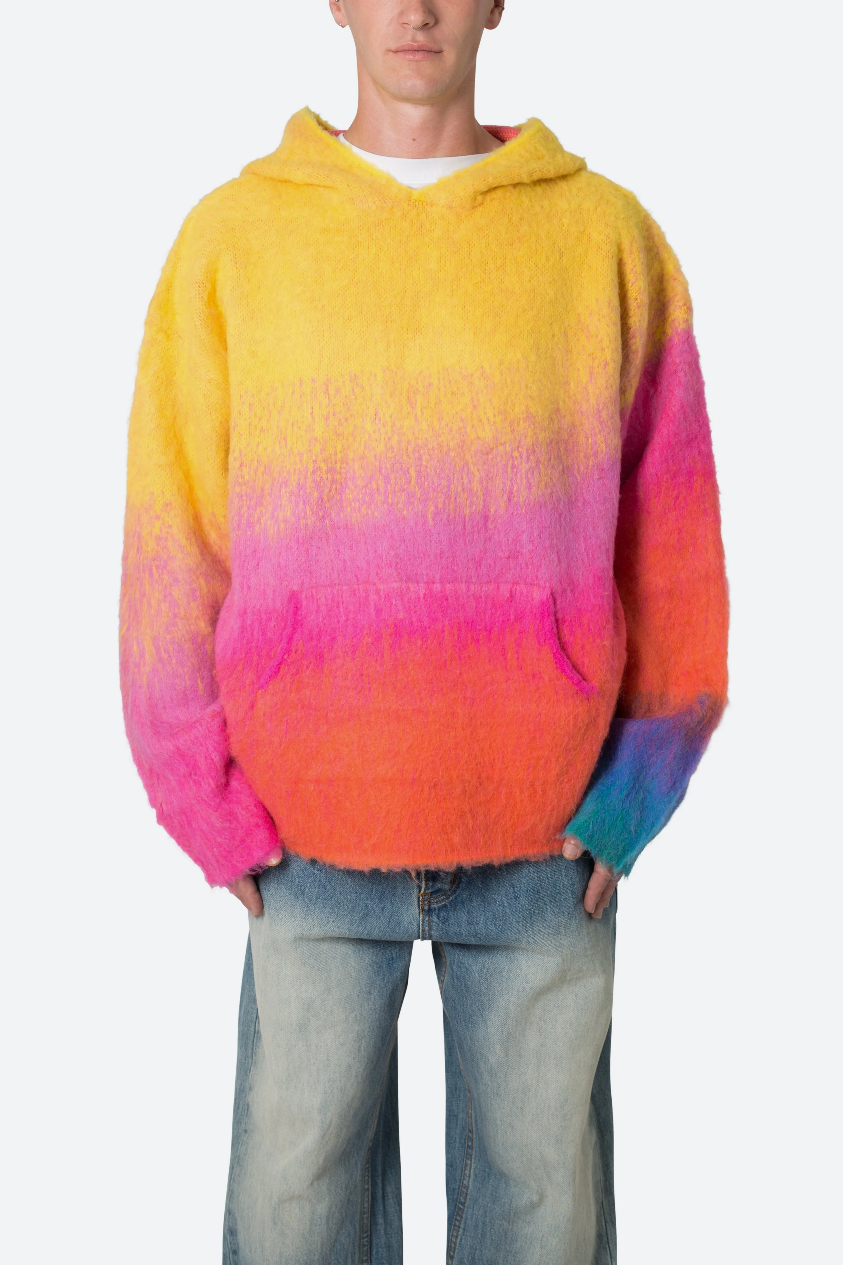 Brushed Gradient Hoodie - Multi