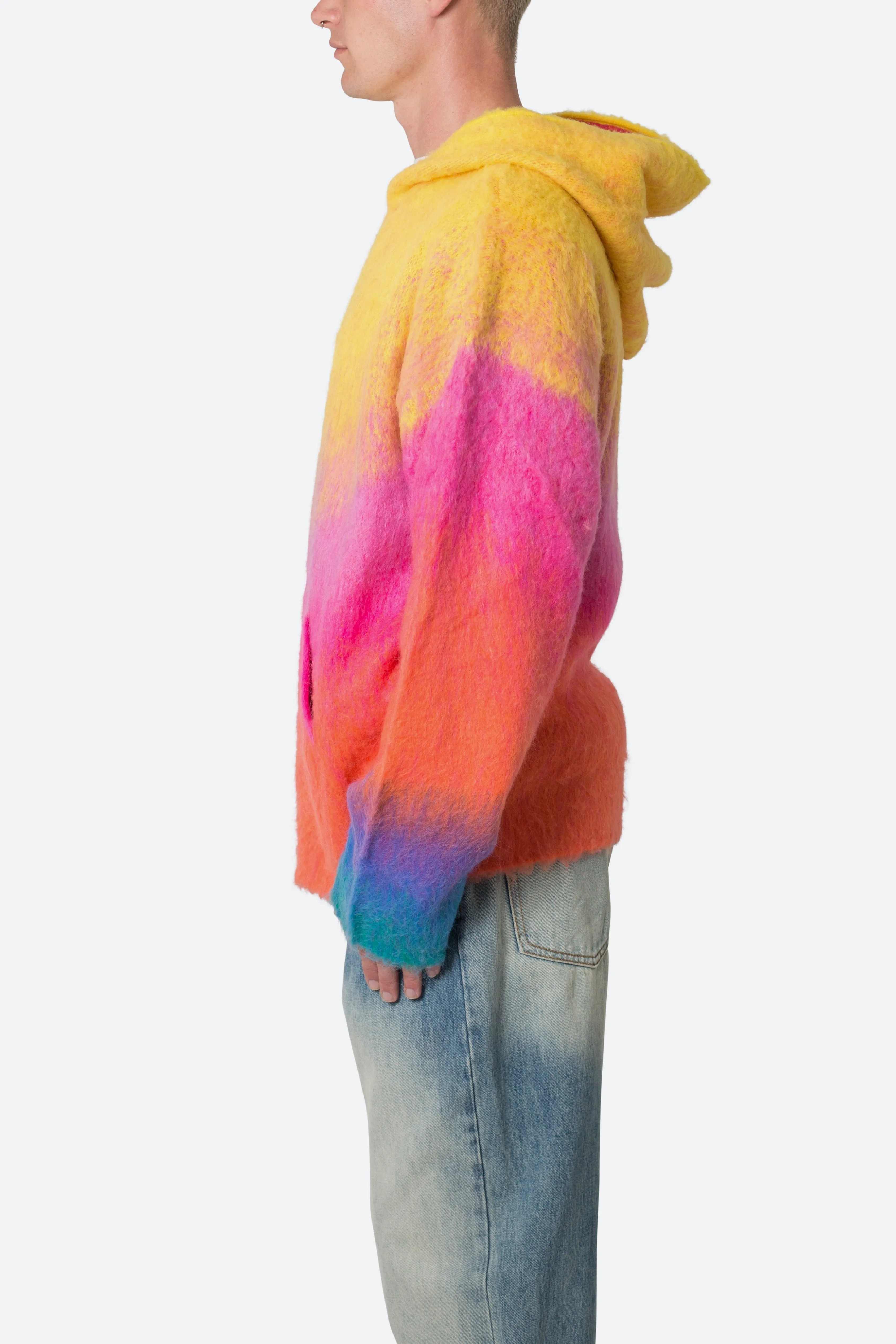 Brushed Gradient Hoodie - Multi