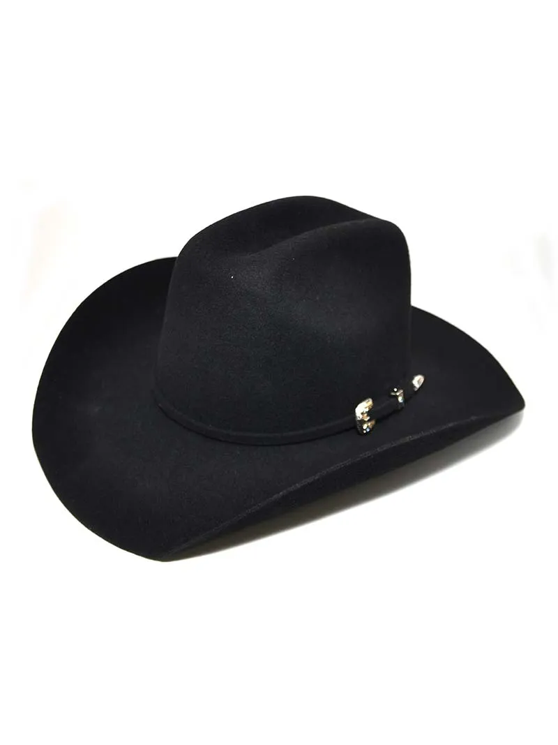 Bullhide KINGMAN JR 0646BL Kids Premium Wool Western Hat Black