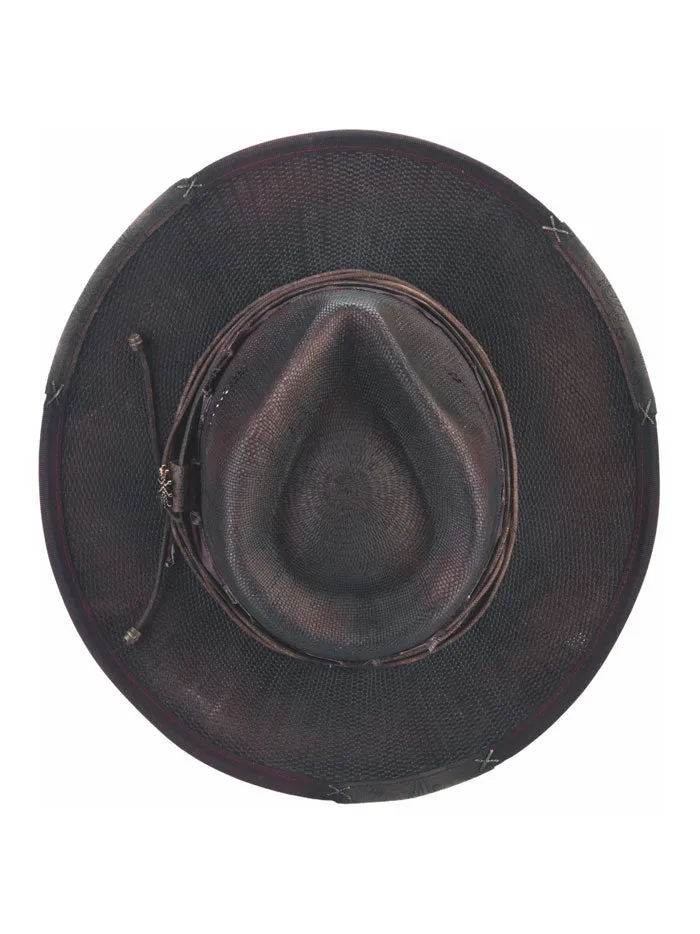 Bullhide LIVING ON THE ROAD 5073DCH Bangora Hat Dark Cherry