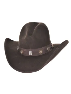 Bullhide SHOTGUN 0767CH Western Wool Hat With Concho Hatband Chocolate Brown