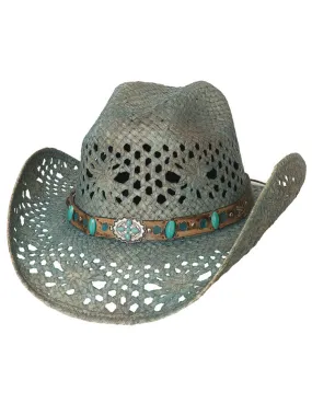 Bullhide TEMPTATIONS 2974 Fashion Western Straw Hat Blue