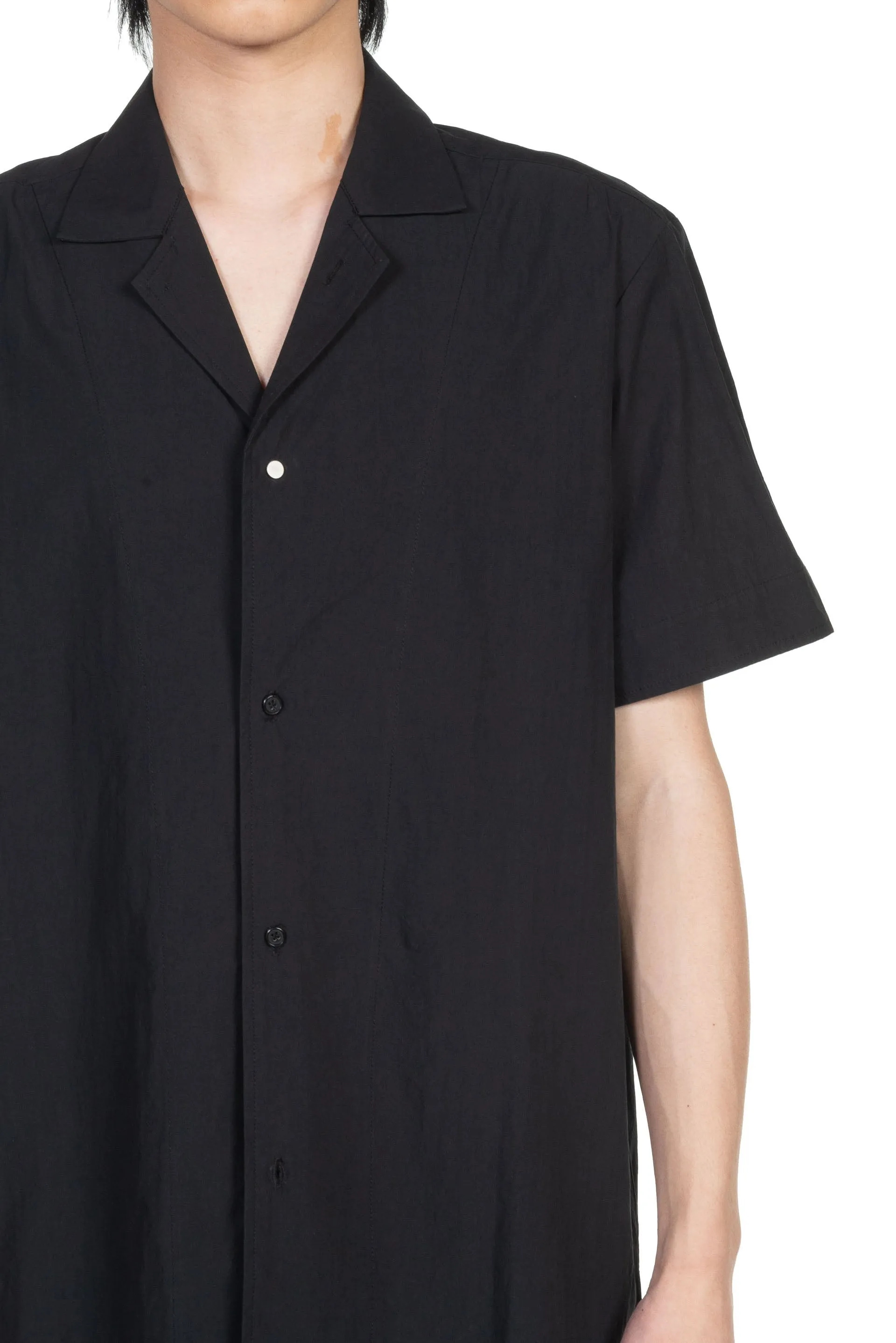 Camp Collar Shirt Black