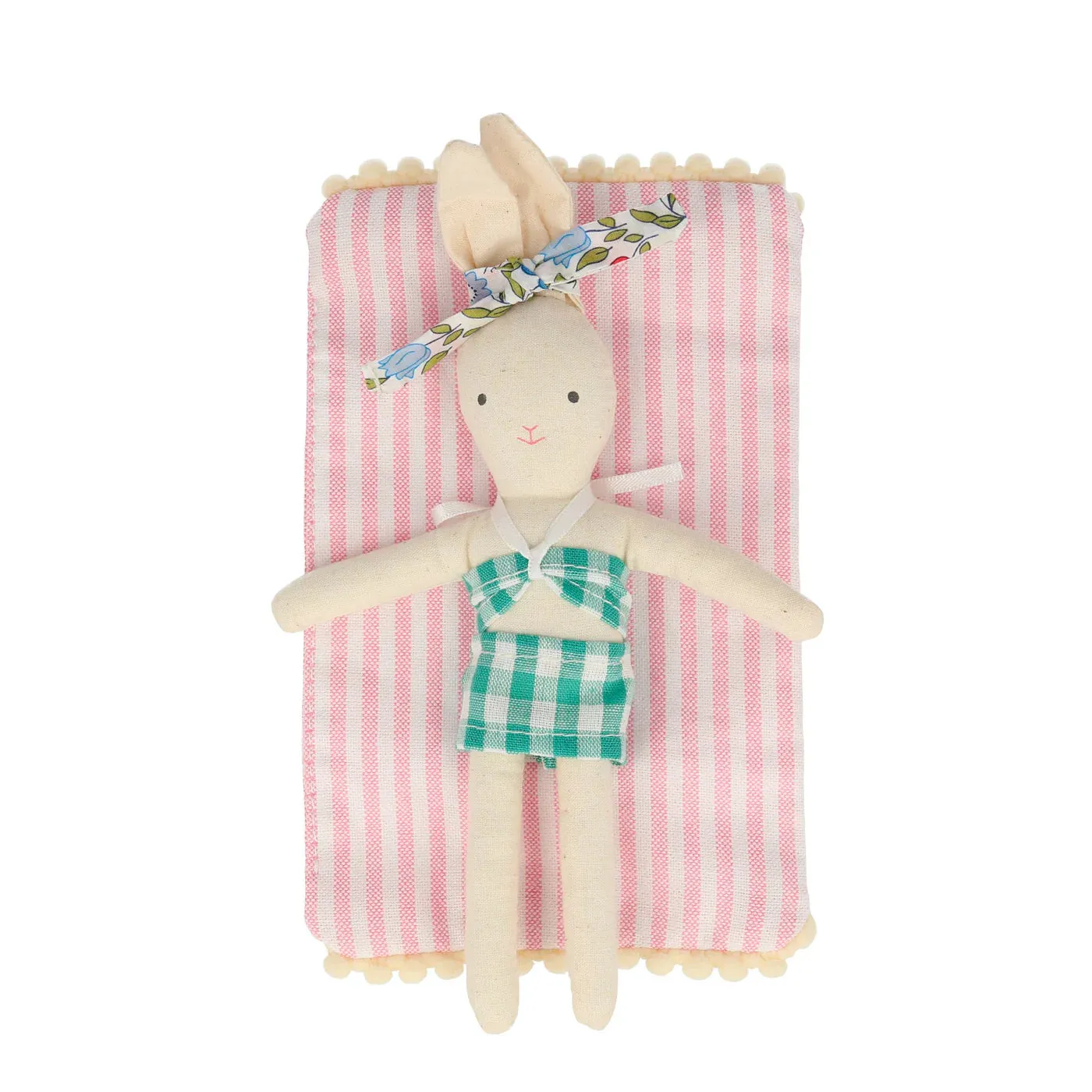 Caravan Bunny Mini Suitcase Doll