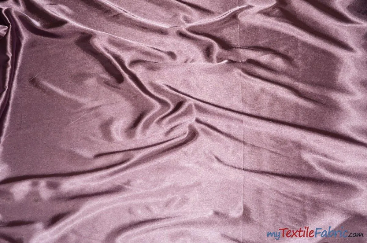 Charmeuse Satin Fabric | Silky Soft Satin | 60" Wide | Continuous Yards | Multiple Colors |