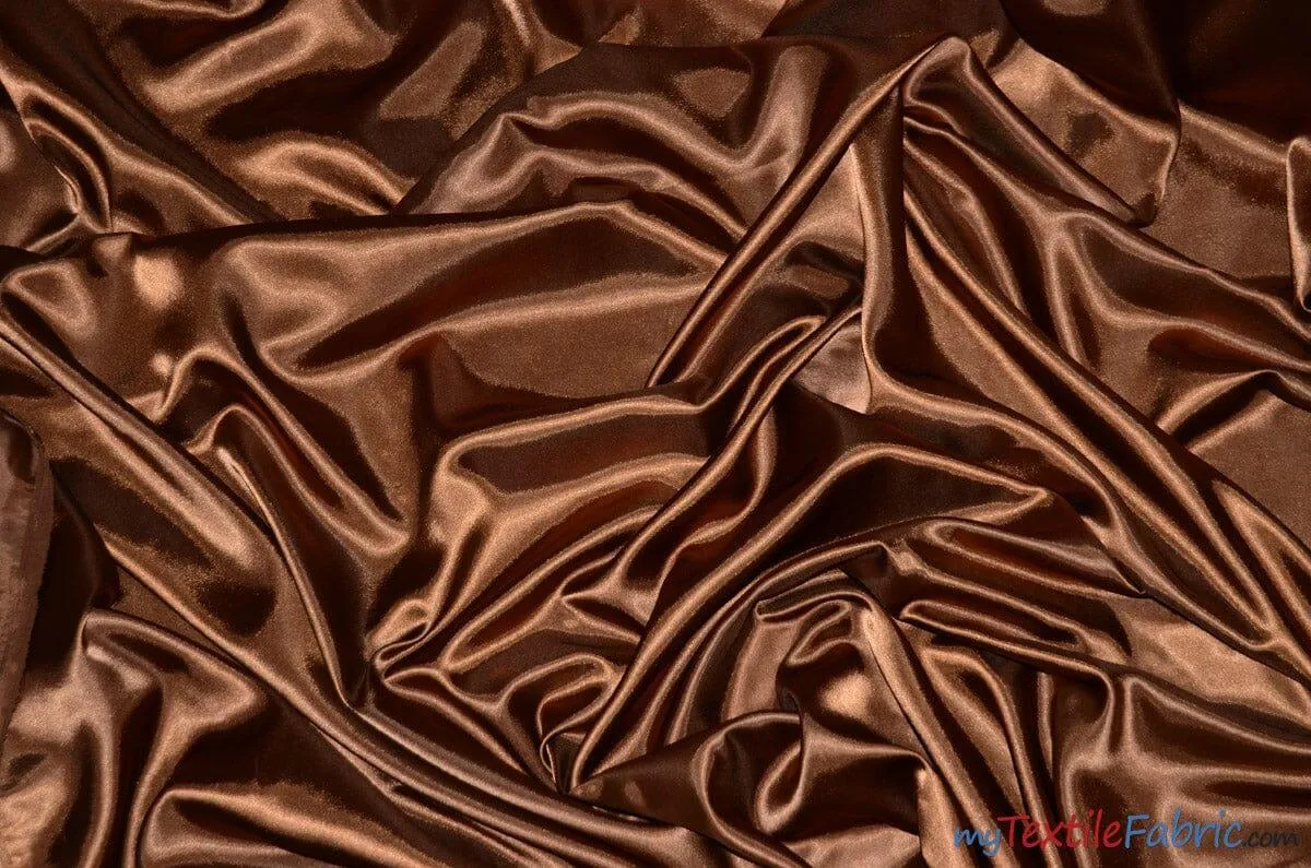 Charmeuse Satin Fabric | Silky Soft Satin | 60" Wide | Continuous Yards | Multiple Colors |