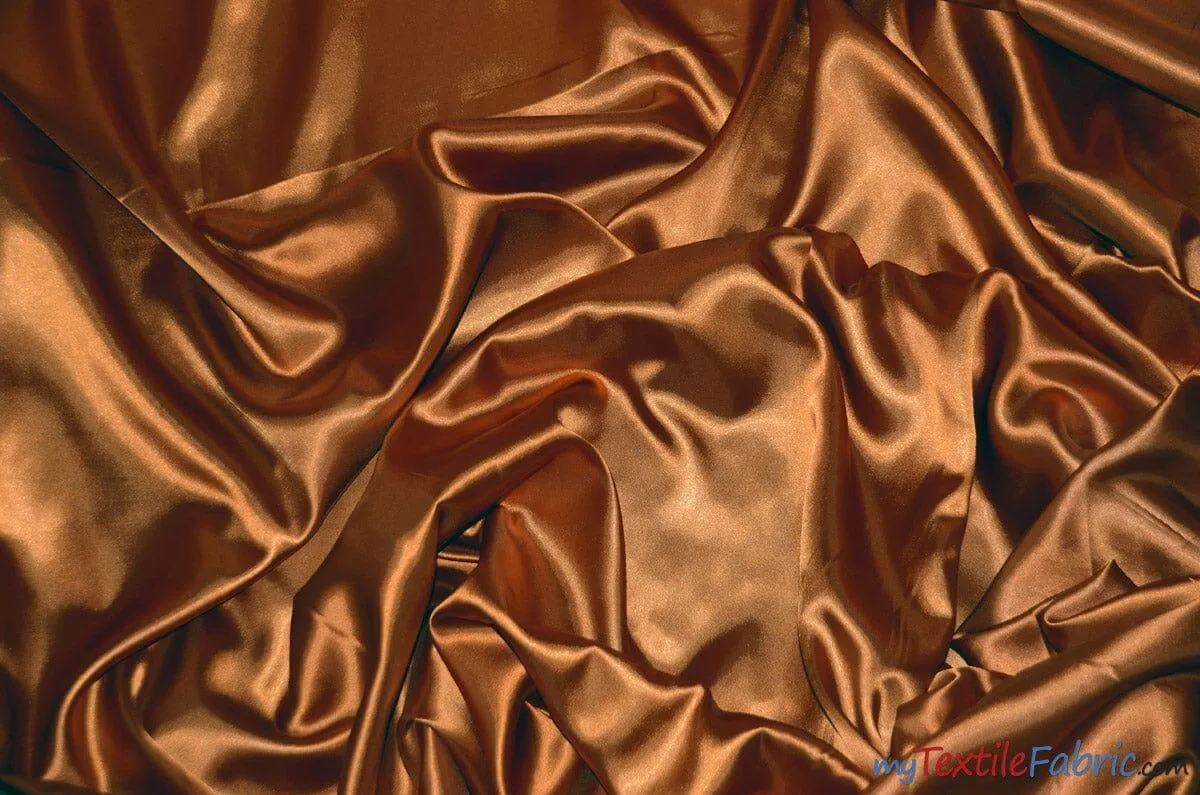 Charmeuse Satin Fabric | Silky Soft Satin | 60" Wide | Continuous Yards | Multiple Colors |