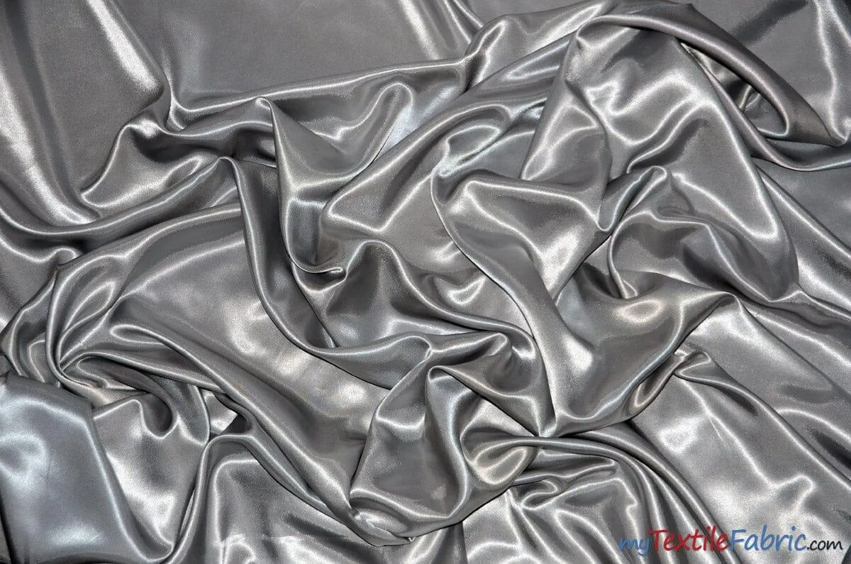 Charmeuse Satin Fabric | Silky Soft Satin | 60" Wide | Continuous Yards | Multiple Colors |