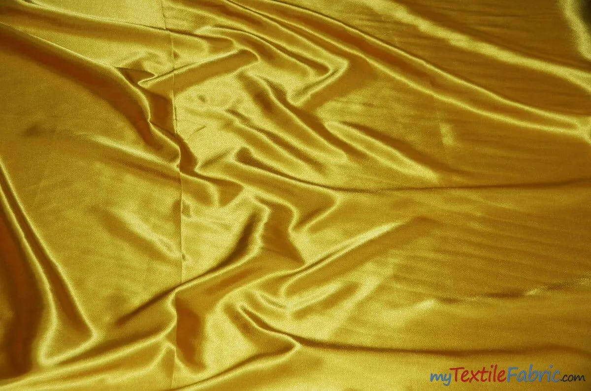 Charmeuse Satin Fabric | Silky Soft Satin | 60" Wide | Continuous Yards | Multiple Colors |