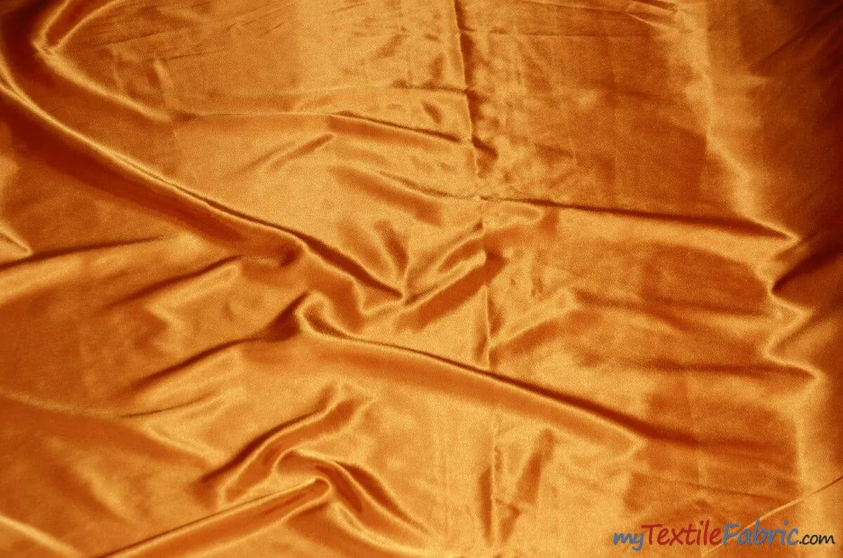 Charmeuse Satin Fabric | Silky Soft Satin | 60" Wide | Continuous Yards | Multiple Colors |