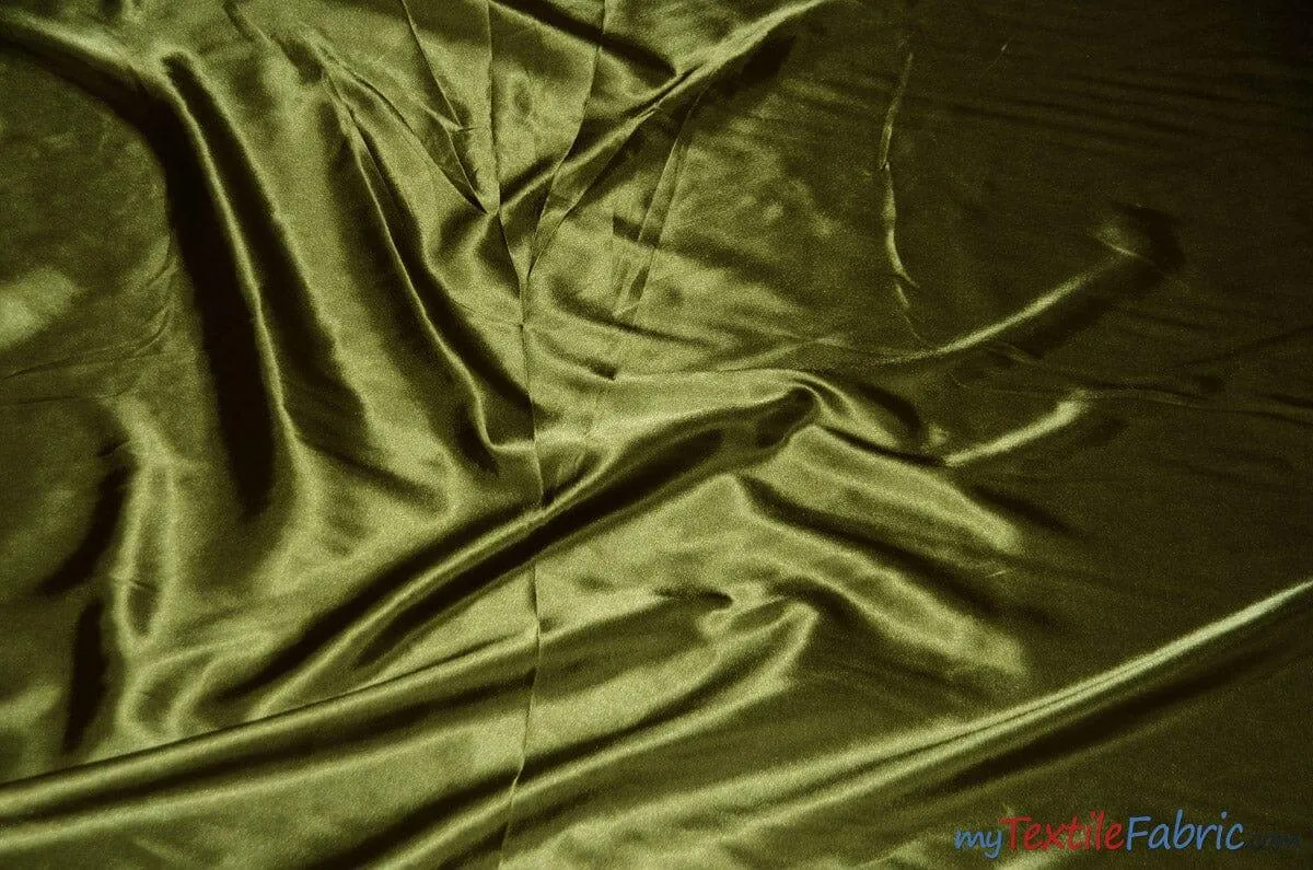 Charmeuse Satin Fabric | Silky Soft Satin | 60" Wide | Continuous Yards | Multiple Colors |