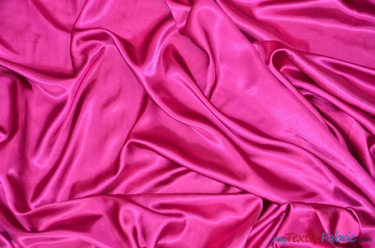 Charmeuse Satin Fabric | Silky Soft Satin | 60" Wide | Continuous Yards | Multiple Colors |