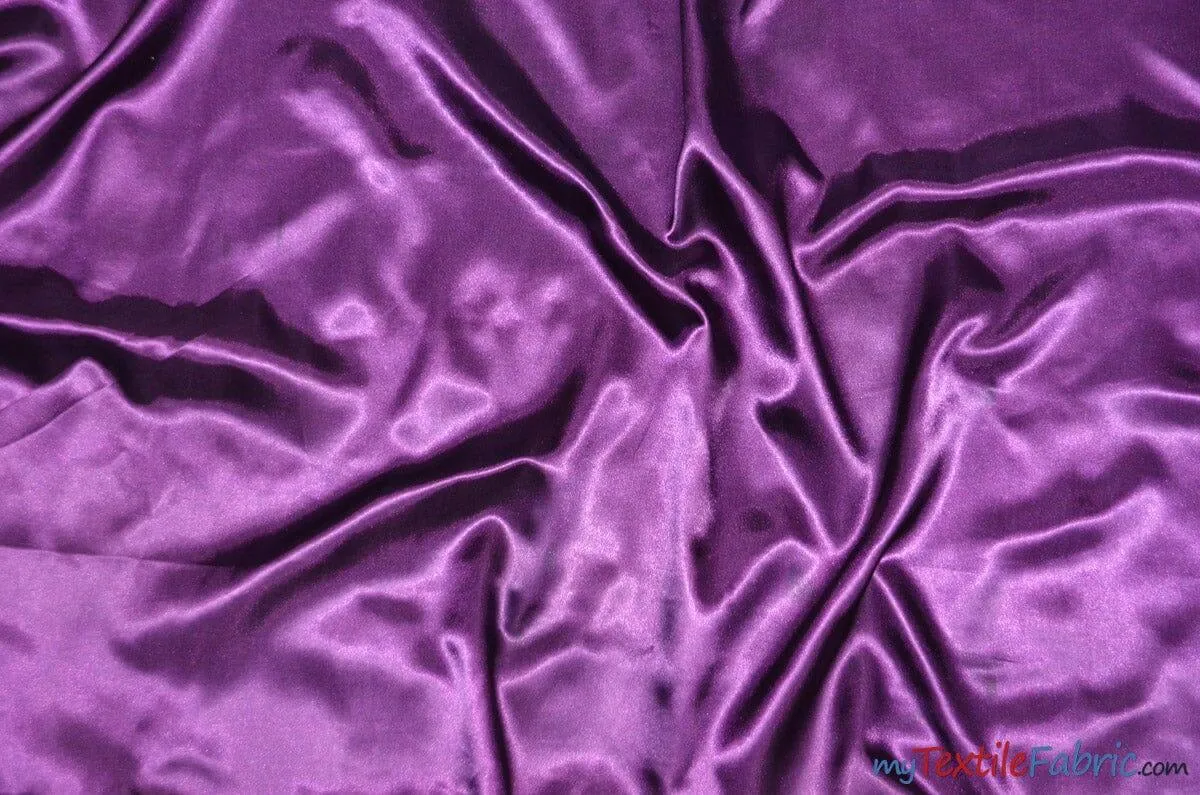 Charmeuse Satin Fabric | Silky Soft Satin | 60" Wide | Continuous Yards | Multiple Colors |