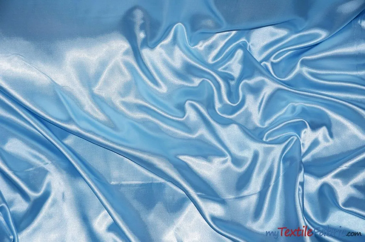 Charmeuse Satin Fabric | Silky Soft Satin | 60" Wide | Continuous Yards | Multiple Colors |