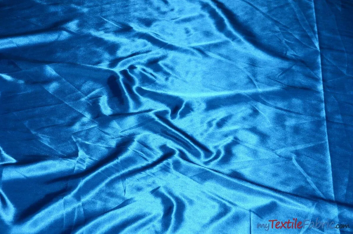 Charmeuse Satin Fabric | Silky Soft Satin | 60" Wide | Continuous Yards | Multiple Colors |