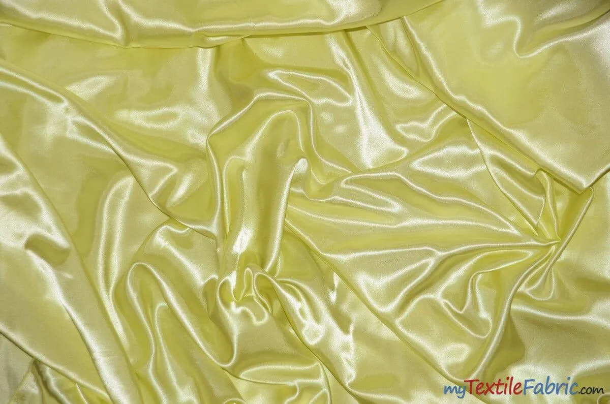 Charmeuse Satin Fabric | Silky Soft Satin | 60" Wide | Continuous Yards | Multiple Colors |