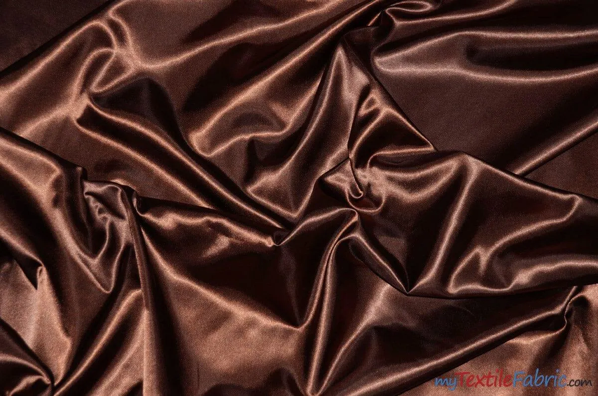 Charmeuse Satin Fabric | Silky Soft Satin | 60" Wide | Continuous Yards | Multiple Colors |