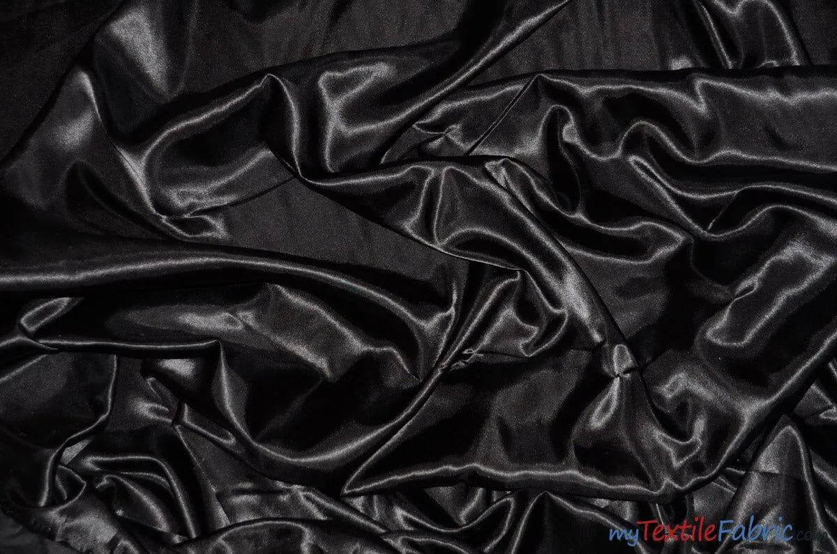 Charmeuse Satin Fabric | Silky Soft Satin | 60" Wide | Continuous Yards | Multiple Colors |