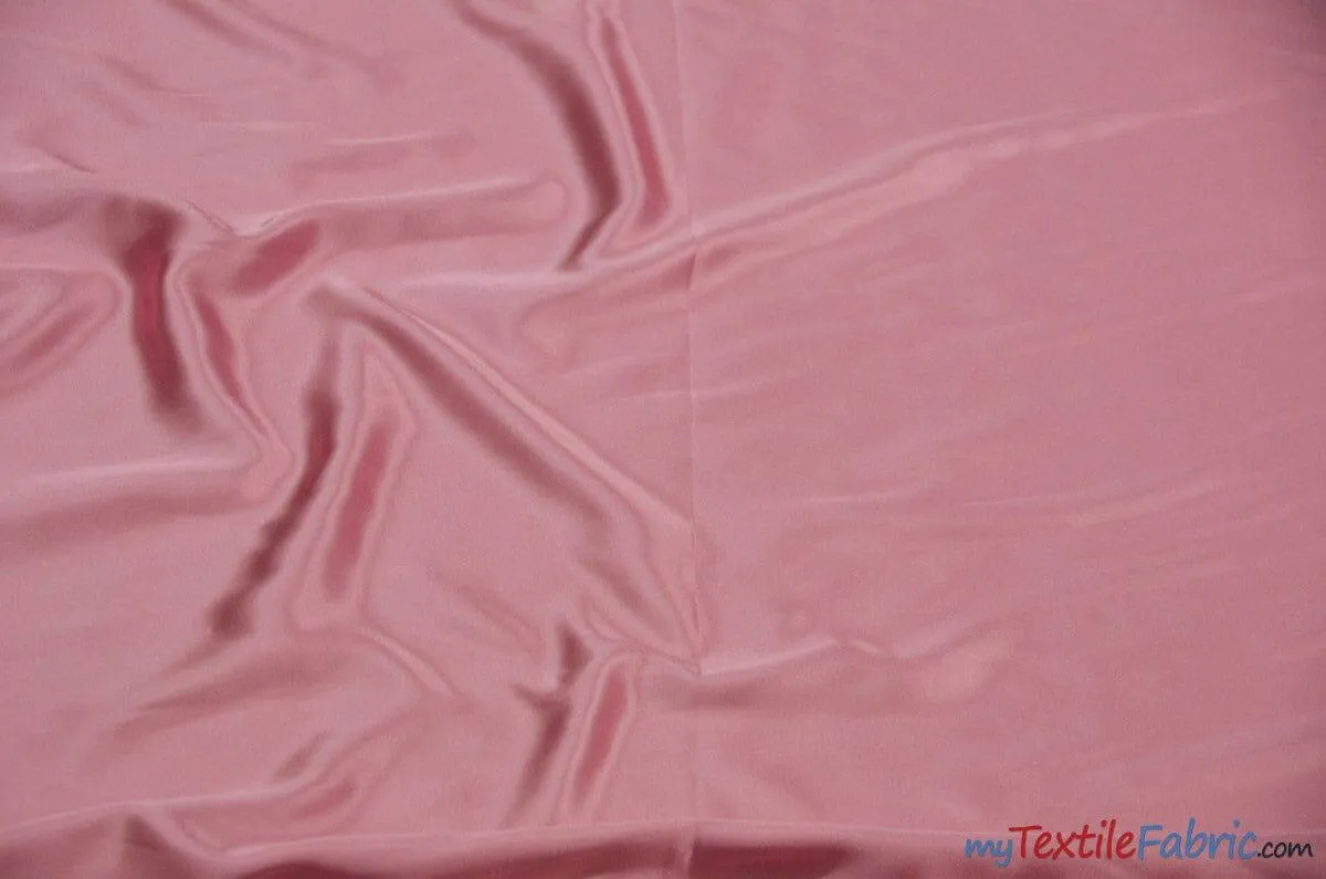 Charmeuse Satin Fabric | Silky Soft Satin | 60" Wide | Continuous Yards | Multiple Colors |