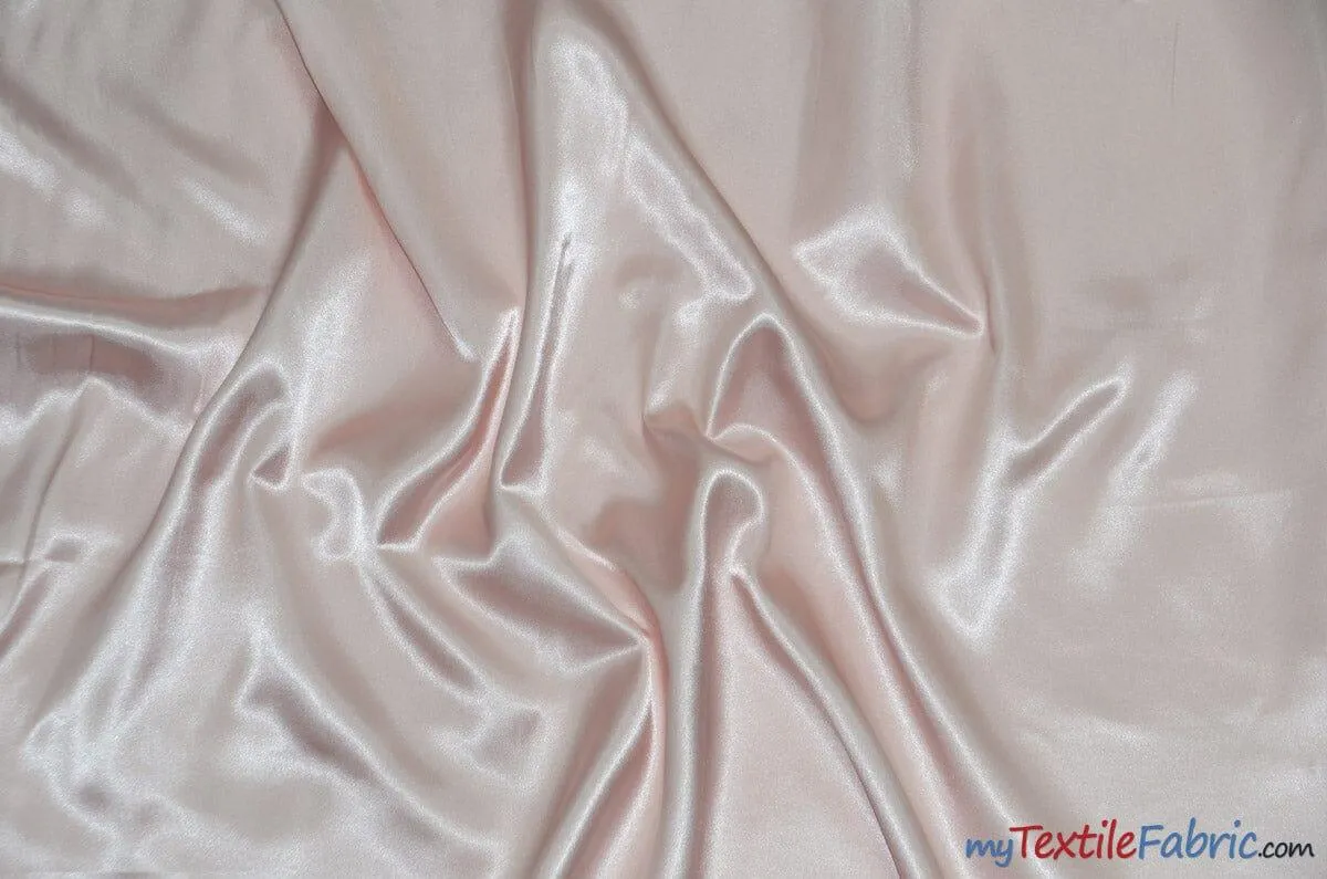 Charmeuse Satin Fabric | Silky Soft Satin | 60" Wide | Continuous Yards | Multiple Colors |