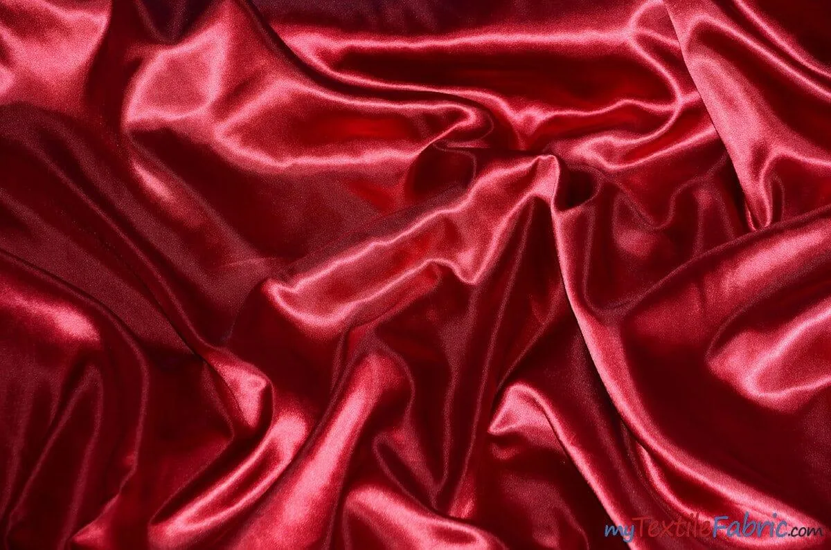 Charmeuse Satin Fabric | Silky Soft Satin | 60" Wide | Continuous Yards | Multiple Colors |