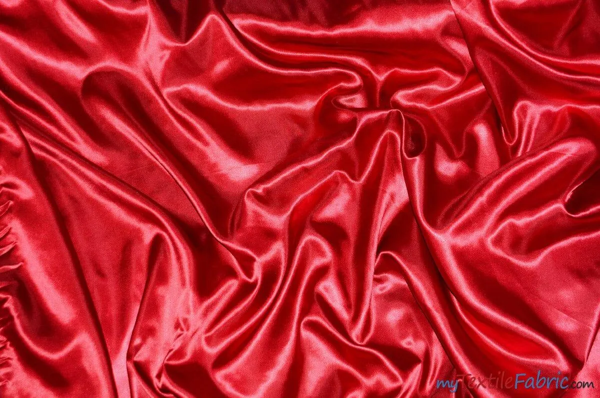 Charmeuse Satin Fabric | Silky Soft Satin | 60" Wide | Continuous Yards | Multiple Colors |