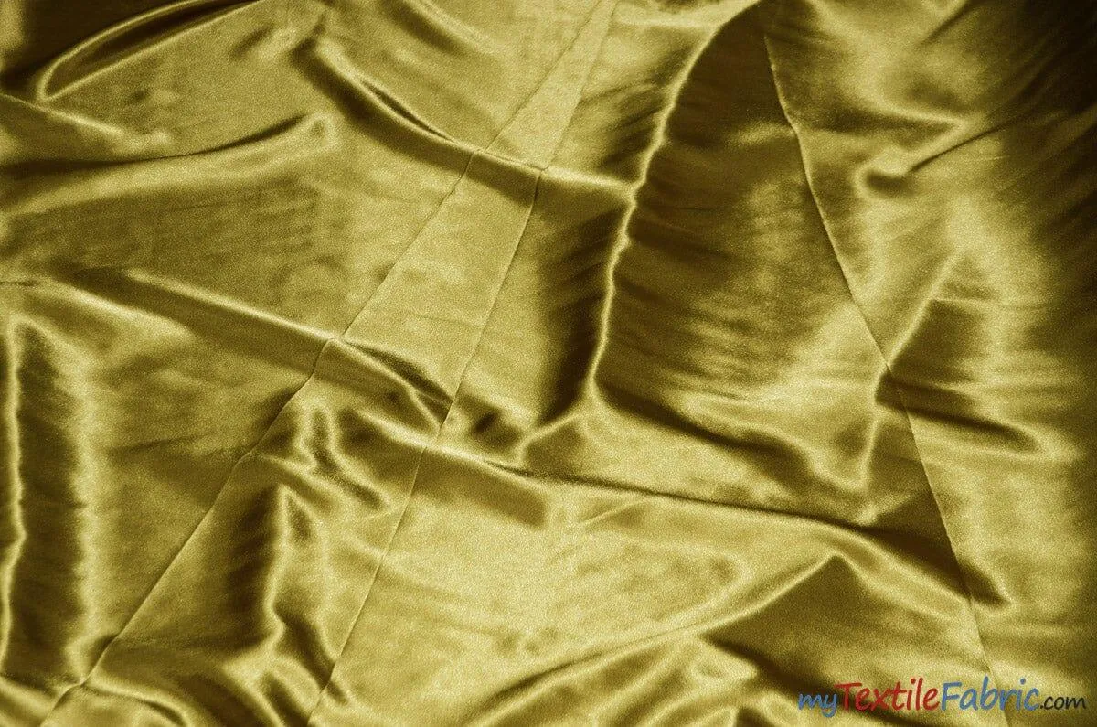 Charmeuse Satin Fabric | Silky Soft Satin | 60" Wide | Continuous Yards | Multiple Colors |