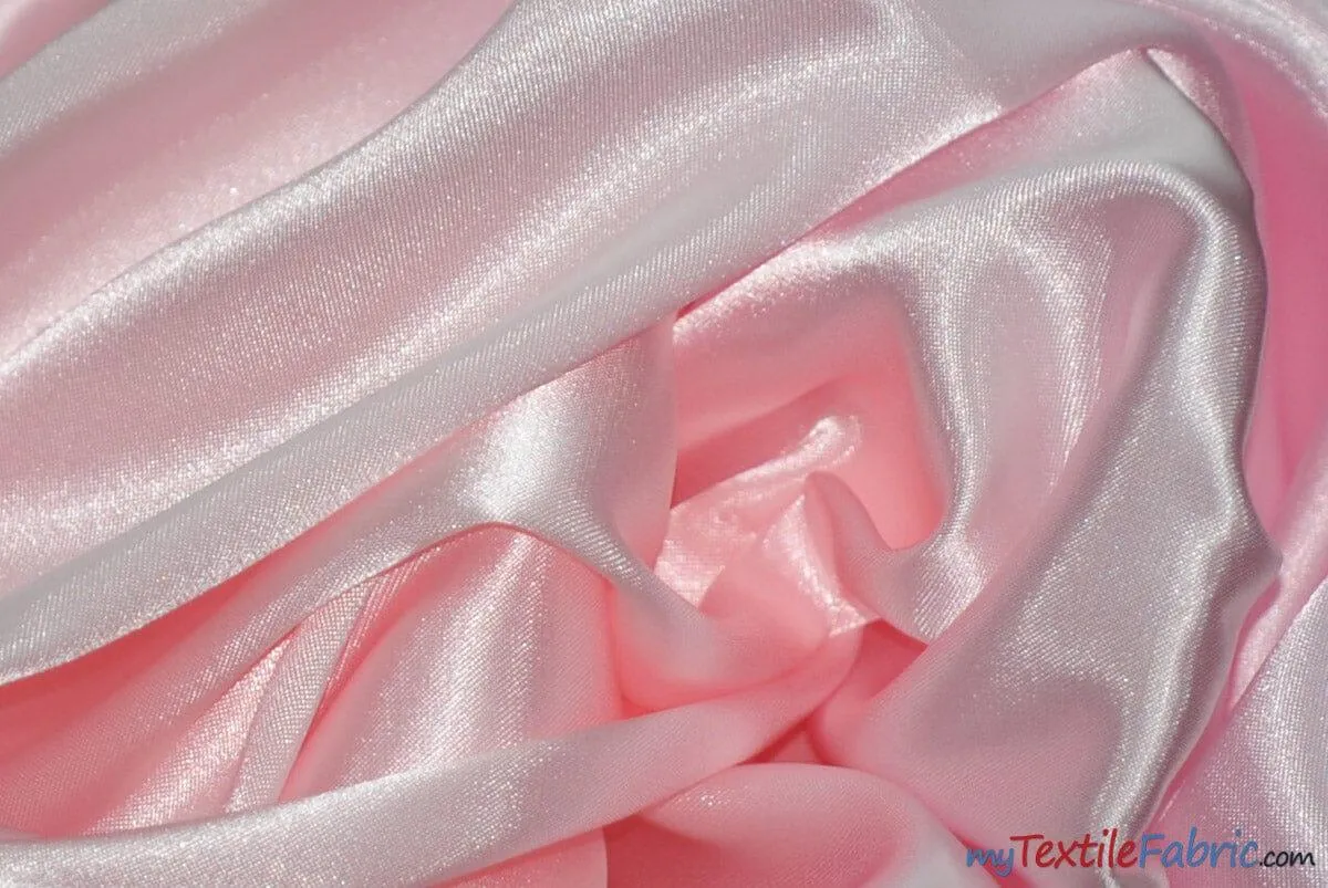 Charmeuse Satin Fabric | Silky Soft Satin | 60" Wide | Continuous Yards | Multiple Colors |