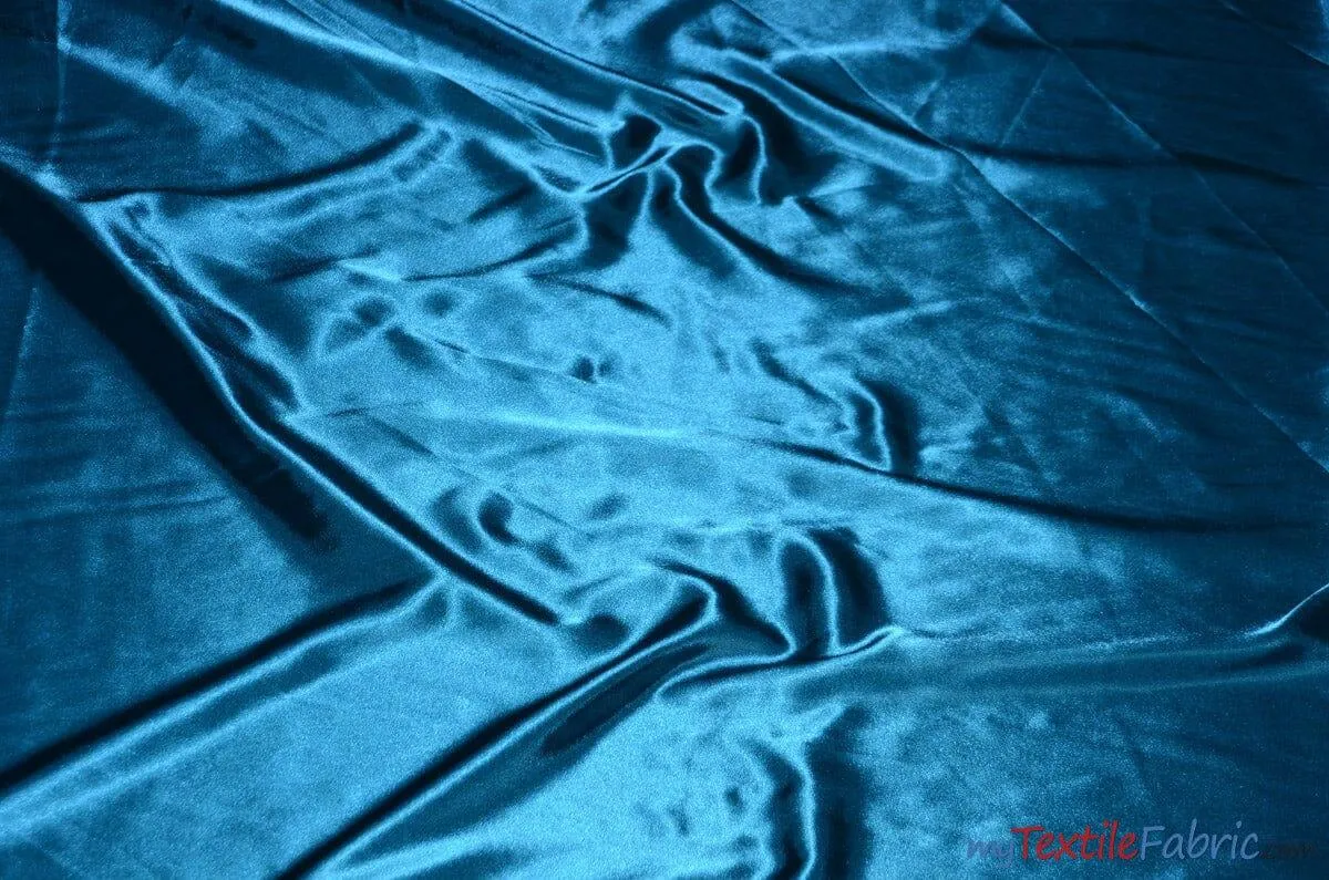 Charmeuse Satin Fabric | Silky Soft Satin | 60" Wide | Wholesale Bolt Only | Multiple Colors |