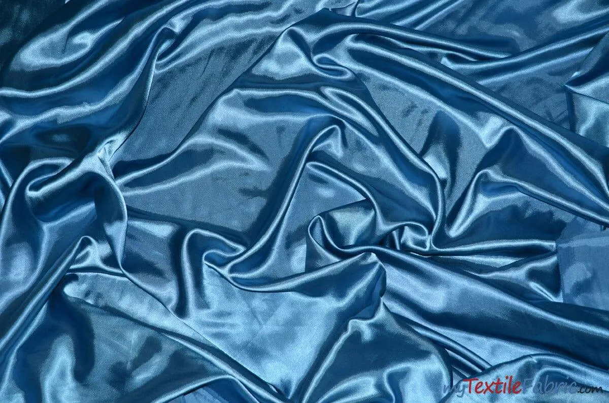 Charmeuse Satin Fabric | Silky Soft Satin | 60" Wide | Wholesale Bolt Only | Multiple Colors |