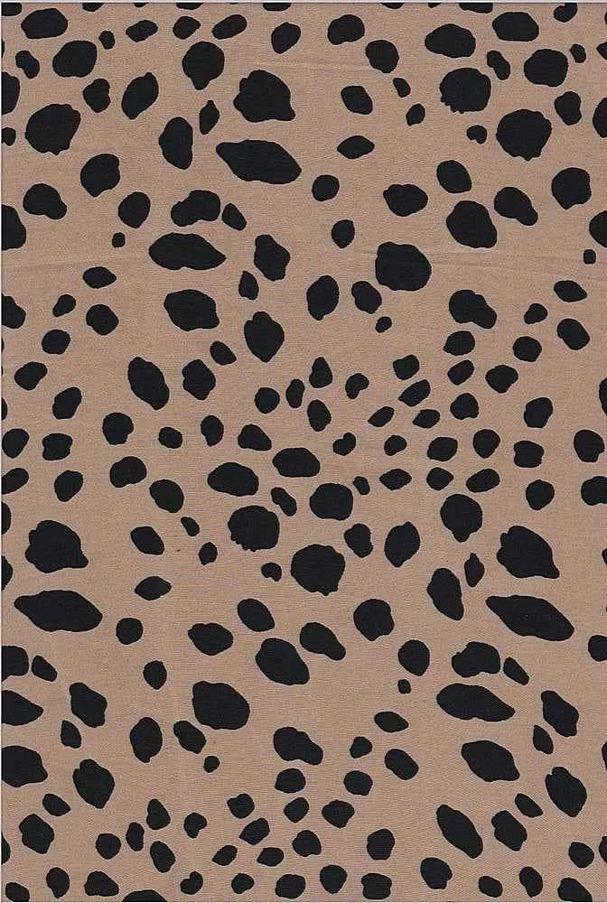 CHEETAH PRINT ON POLYESTER SATIN CHIFFON [NFA190630-035]