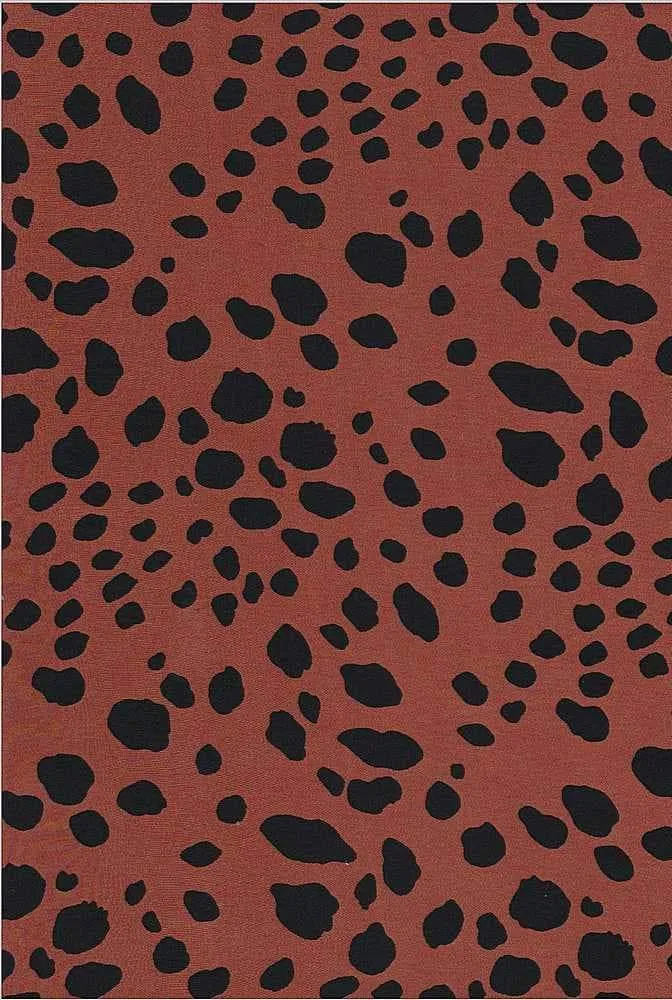 CHEETAH PRINT ON POLYESTER SATIN CHIFFON [NFA190630-035]