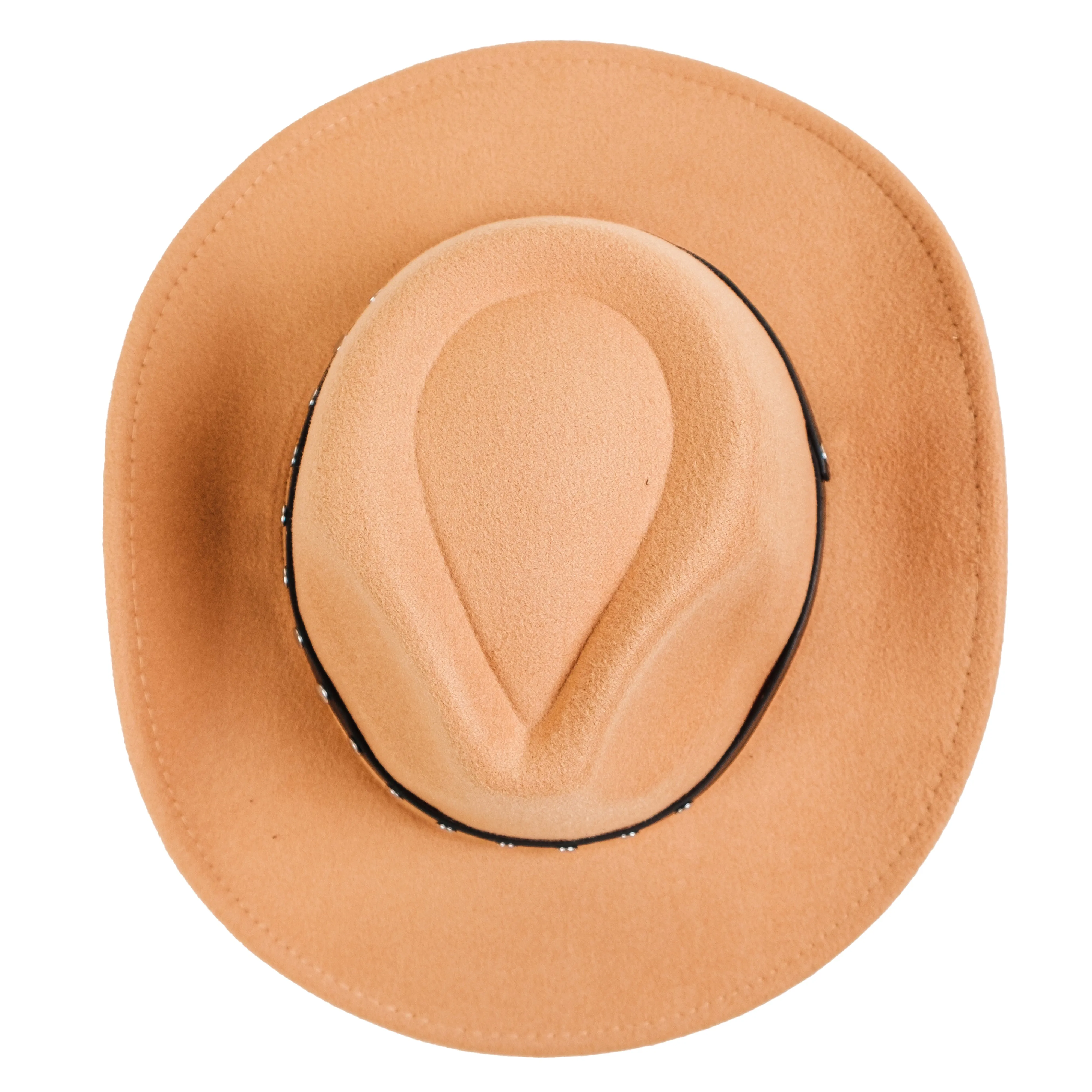 Chokore Cowboy Hat with Vegan Leather Belt (Camel)