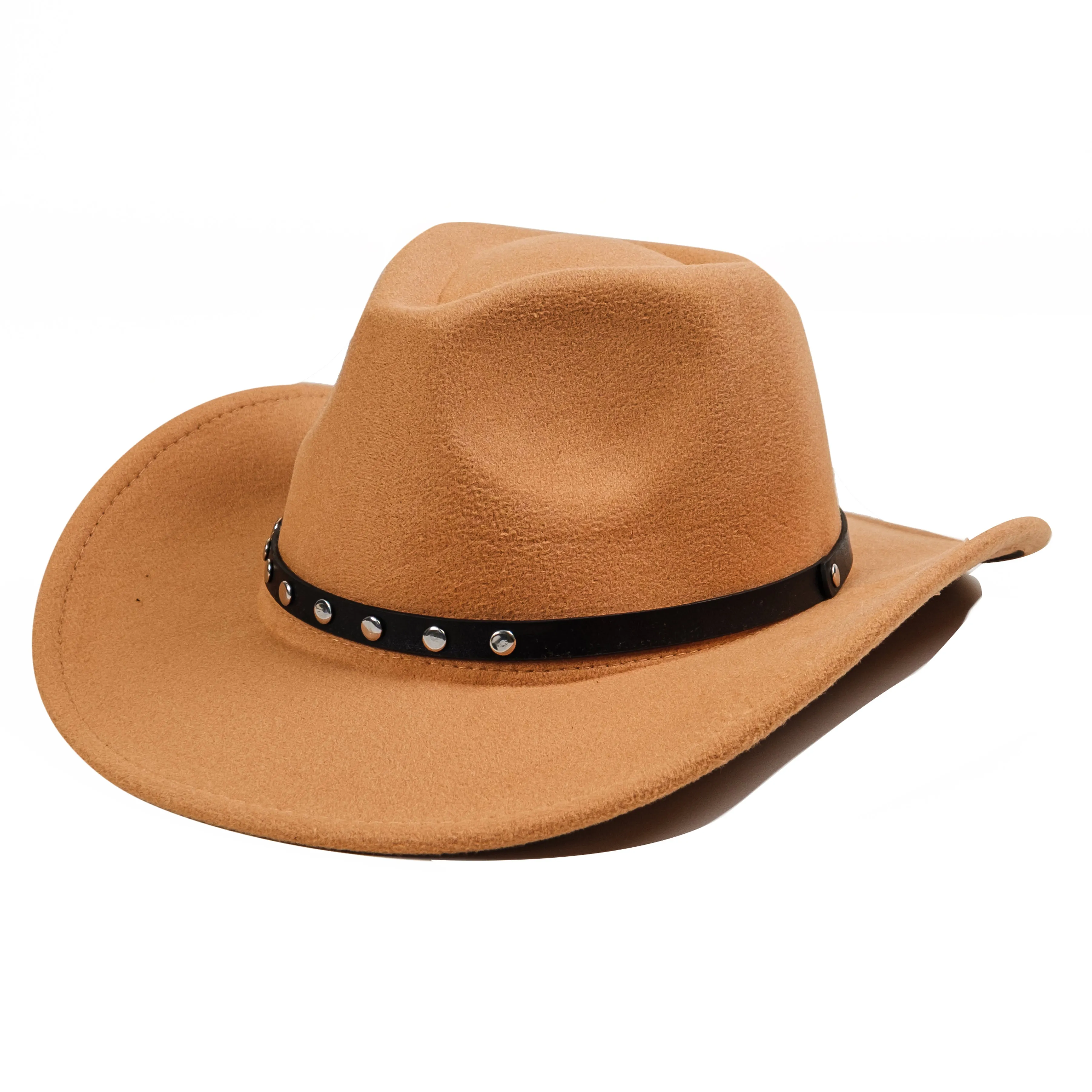 Chokore Cowboy Hat with Vegan Leather Belt (Camel)