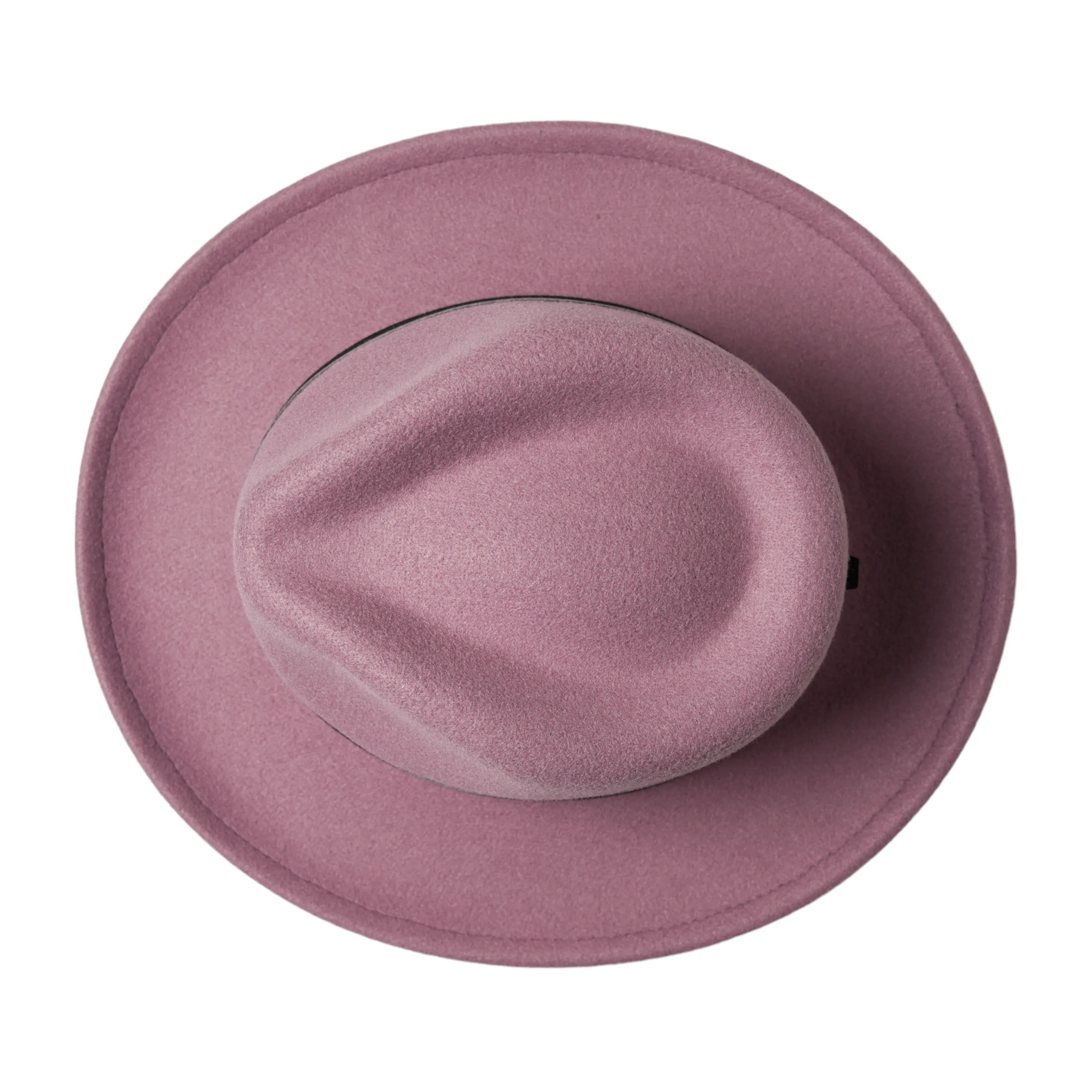 Chokore Fedora Hat with Dual Tone Band (Mauve)