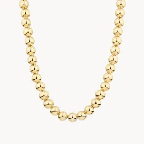 Chunky Ball Necklace in Gold