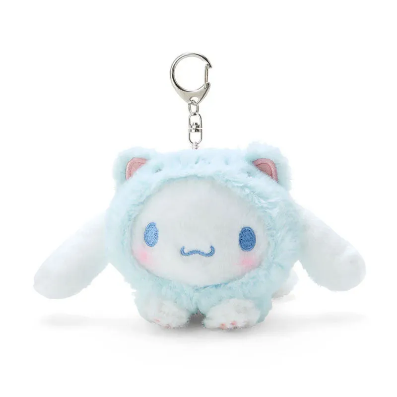 Cinnamoroll Plush Mascot Keychain (Cuddly Kitten Series)