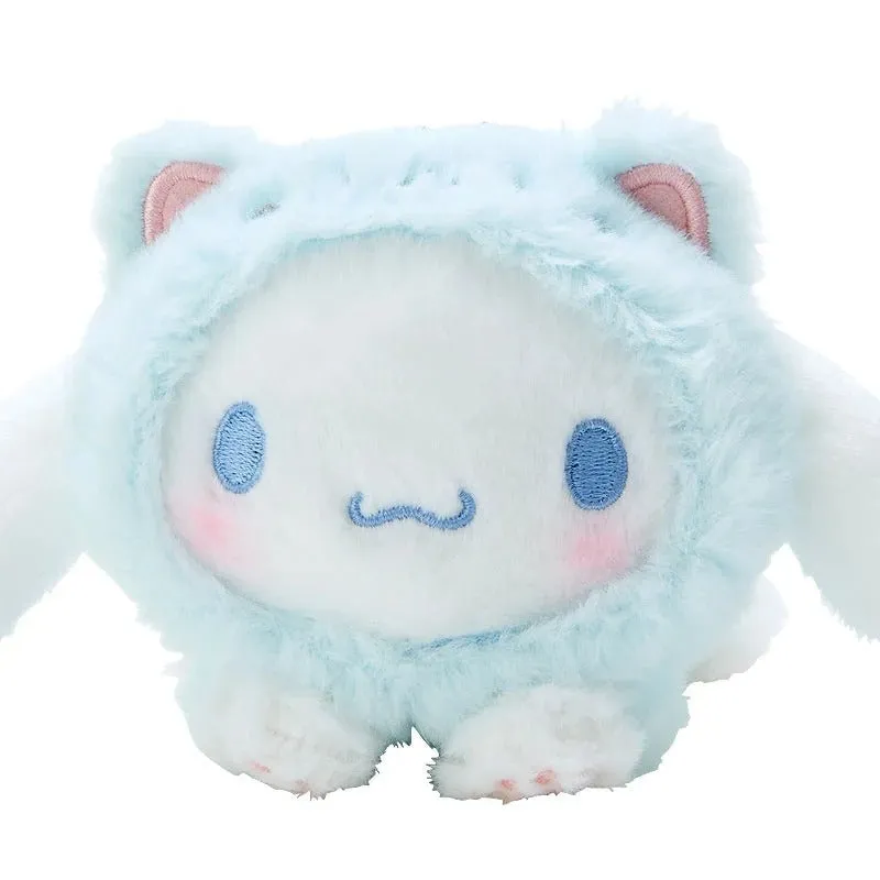 Cinnamoroll Plush Mascot Keychain (Cuddly Kitten Series)