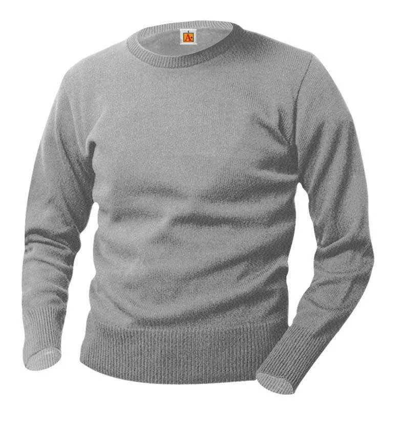 Classic Crew Neck Long Sleeve Pullover Sweater