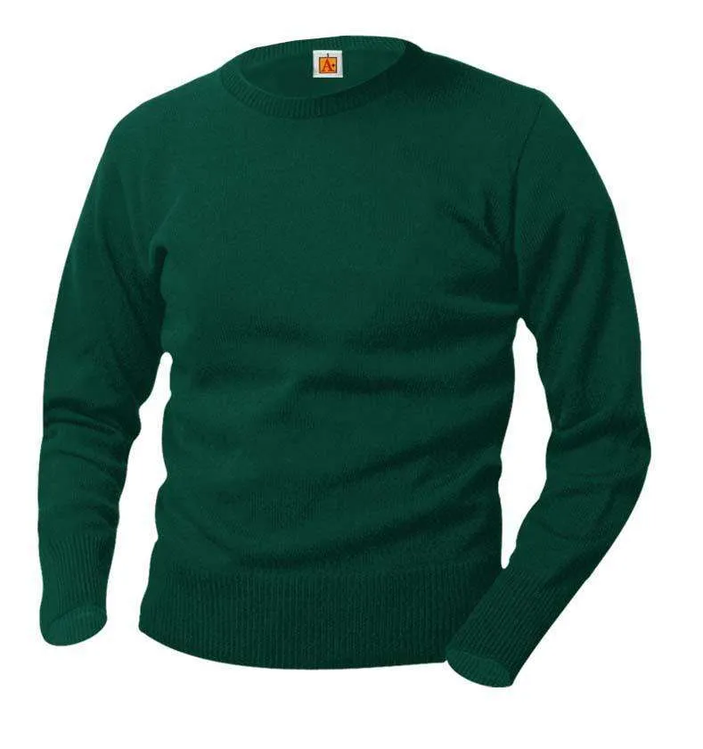 Classic Crew Neck Long Sleeve Pullover Sweater