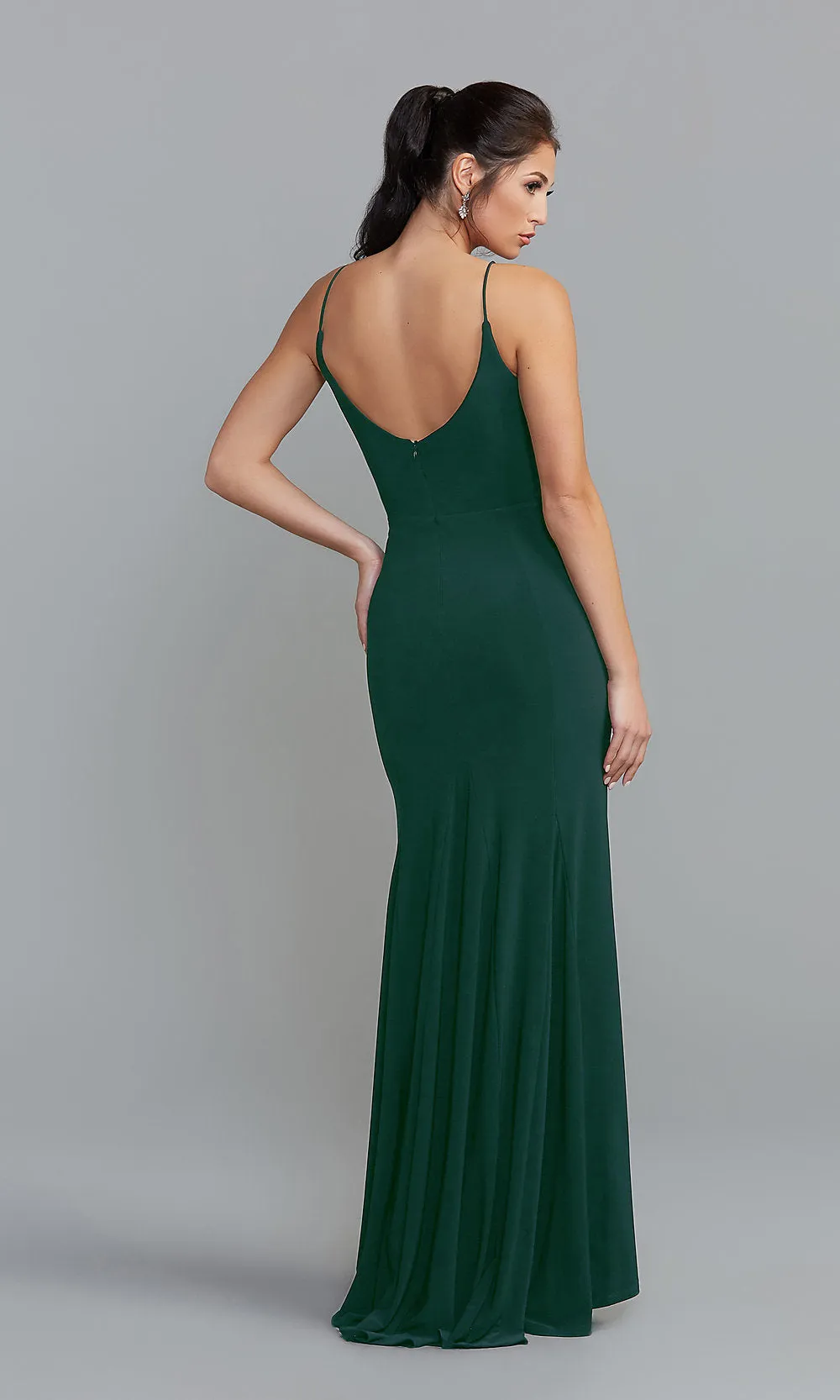 Classic Long Simple Formal Dress by Jump