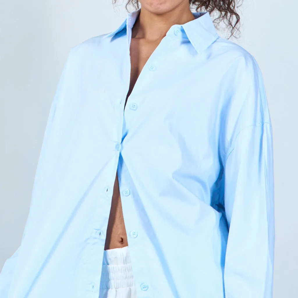 Classic oversized shirt wholesale