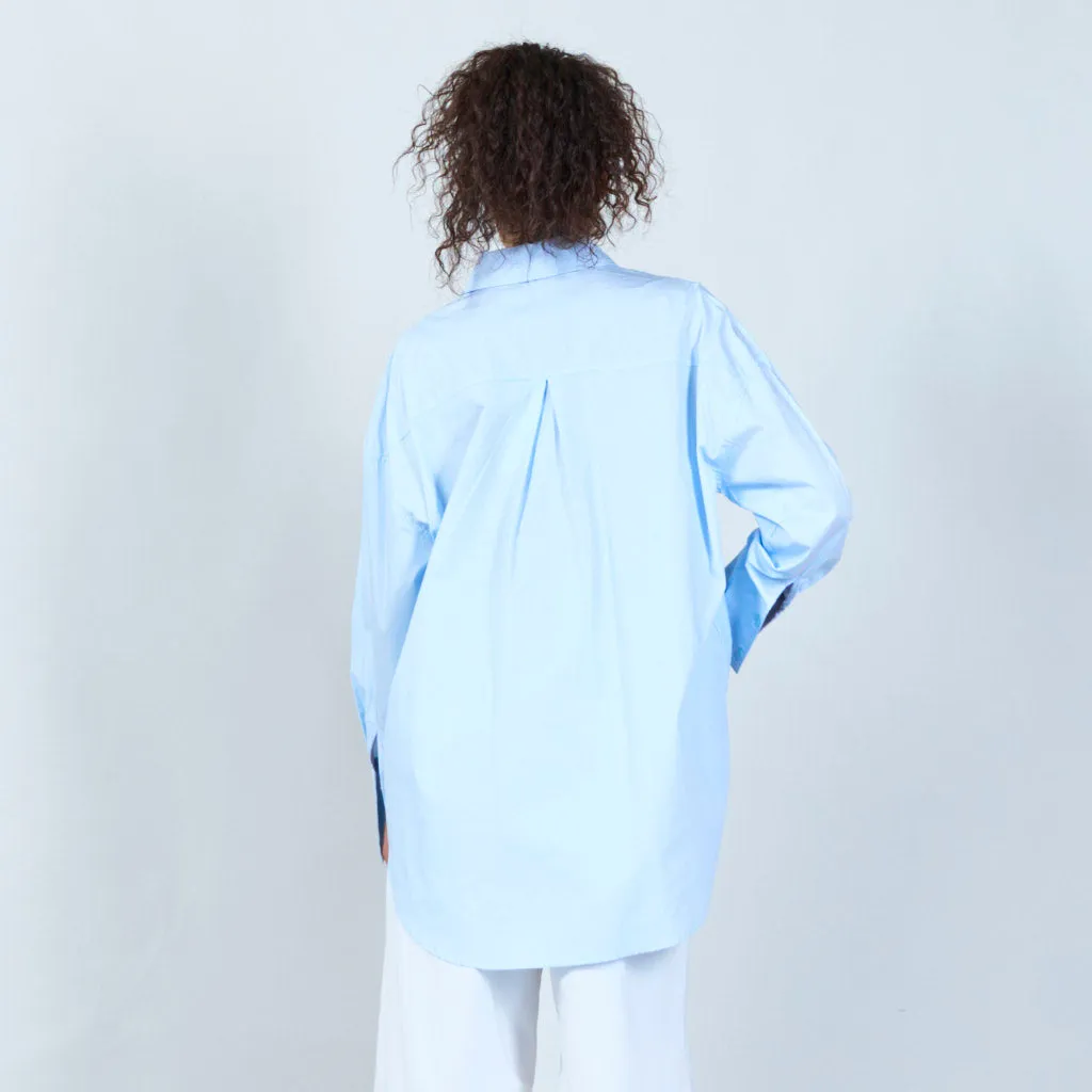 Classic oversized shirt wholesale