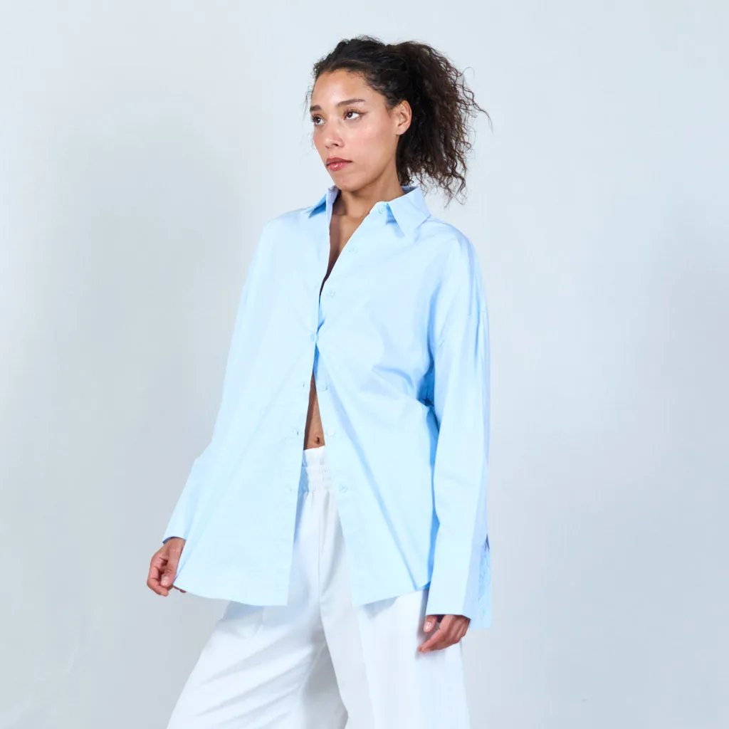 Classic oversized shirt wholesale