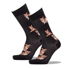 Corgi Butt Socks Men’s Crew Sock