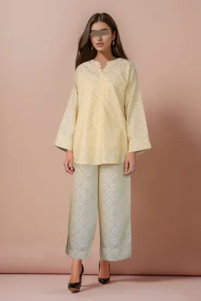 Cotton Jacquard Stitched 2 Piece (Shirt/Trouser)