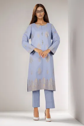 Cotton Jacquard Stitched 2 Piece (Shirt/Trouser)