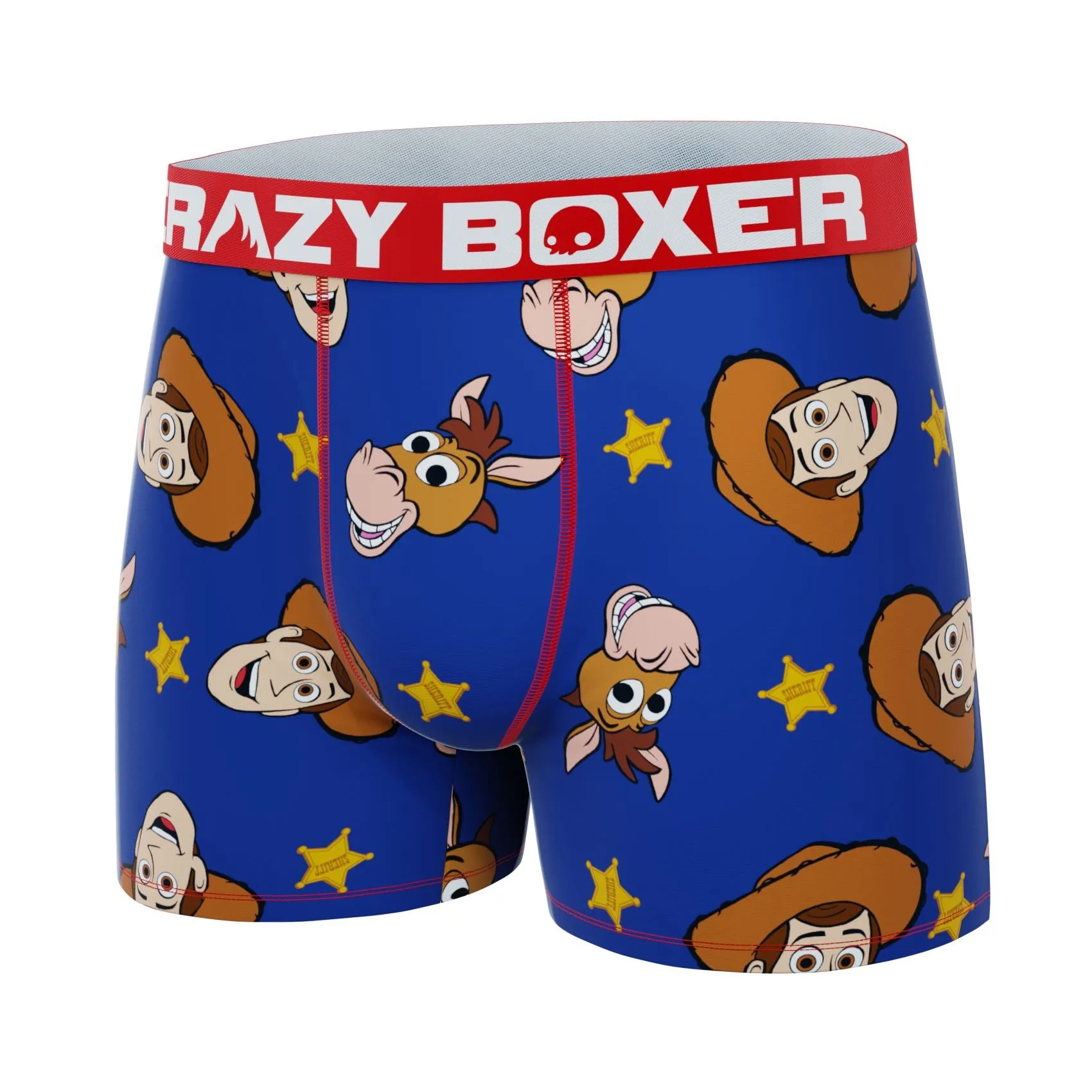 CRAZYBOXER Pixar Toy Story Cowboy Men's Boxer Briefs (Creative Packaging)