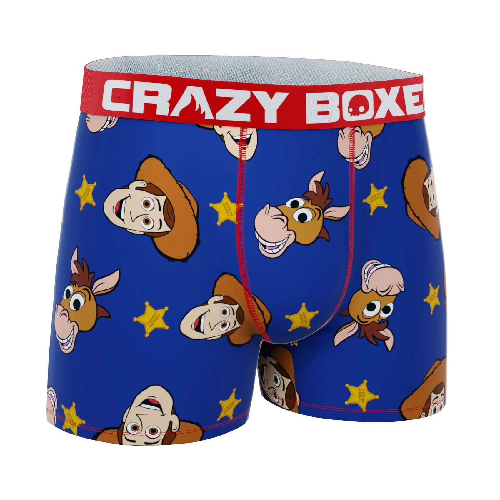 CRAZYBOXER Pixar Toy Story Cowboy Men's Boxer Briefs (Creative Packaging)