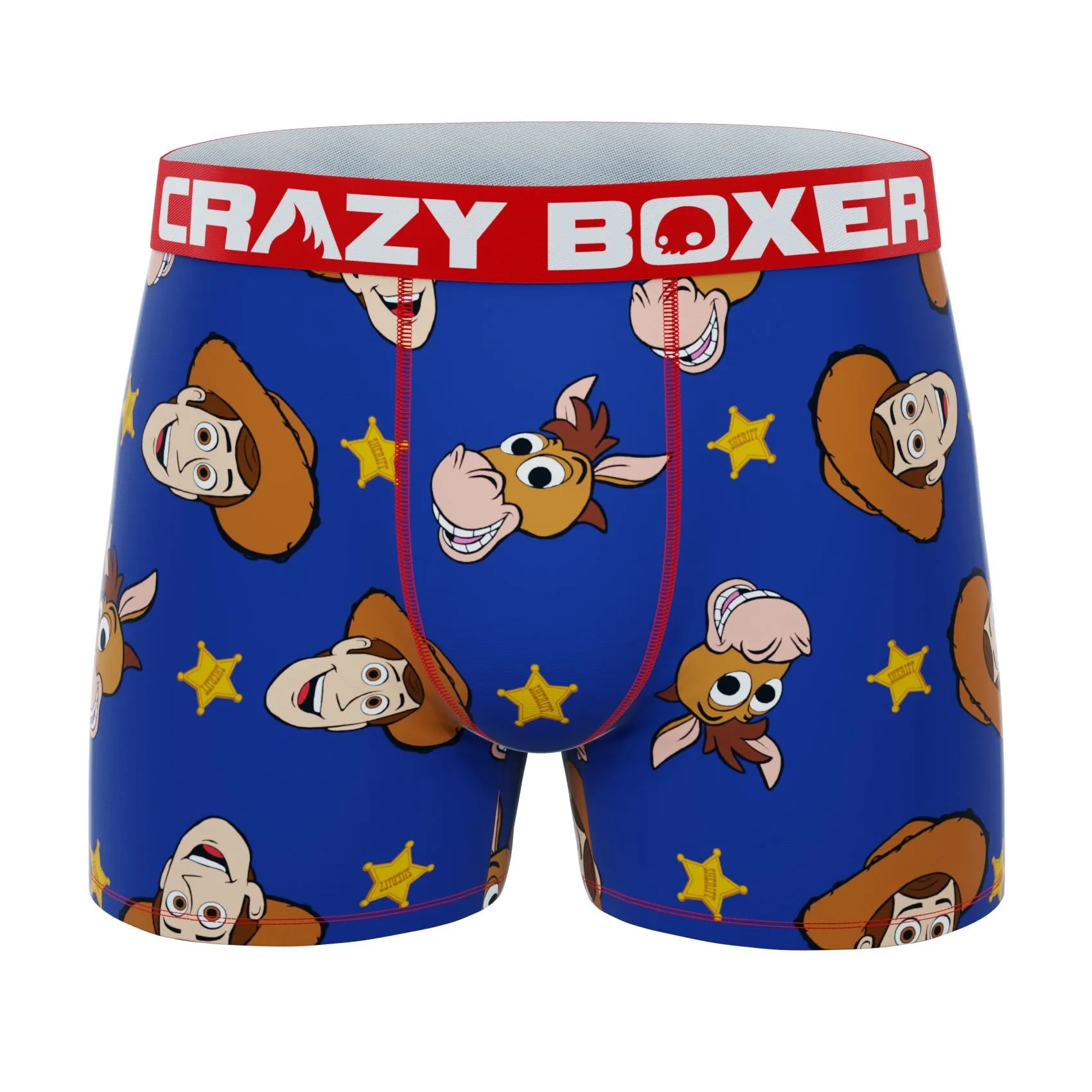 CRAZYBOXER Pixar Toy Story Cowboy Men's Boxer Briefs (Creative Packaging)